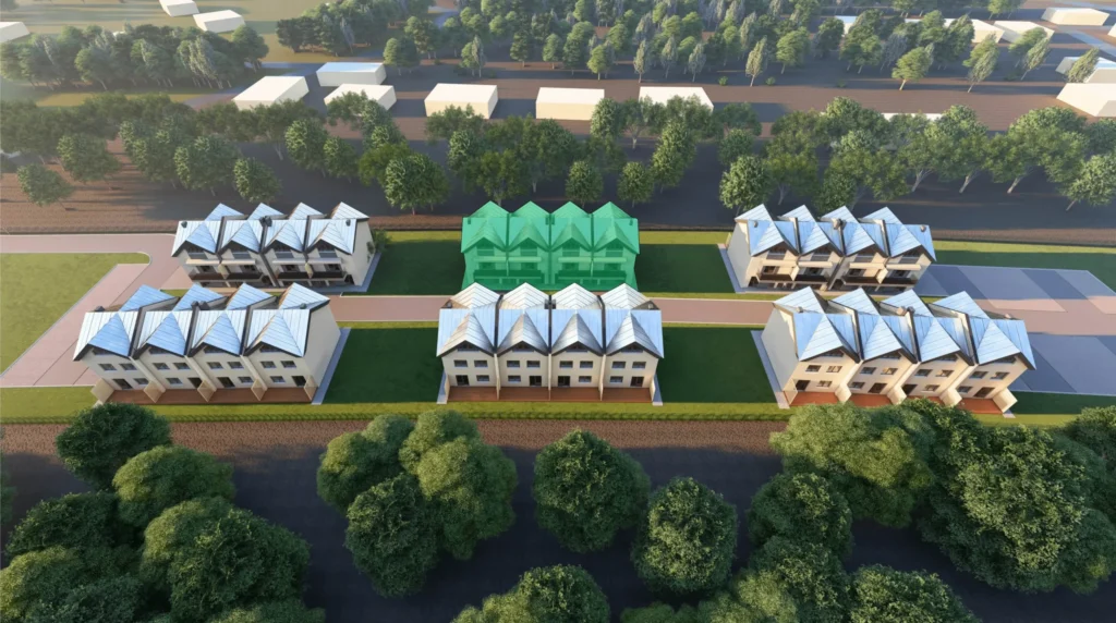 Ulica Na Kąty w Bochni Blok domyw E